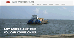 Desktop Screenshot of cranesrusng.com